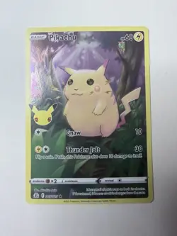 Pikachu 005/025 Holo - Celebrations - 25th Anniversary Pokemon TCG Card - NM - Image 2