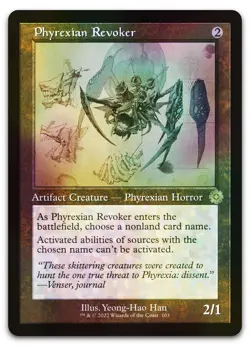 Phyrexian Revoker (Schematic) #103 (Foil) (NM) Brothers' War BRR Magic MTG - Image 1