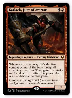 Karlach, Fury of Avernus 186 Commander Legends: Battle for Baldur's Gate NM - Image 1