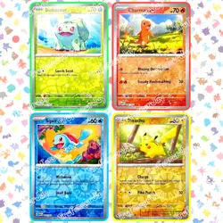 Pokemon TCG 4X USA Costco 151 Cosmos Scarlet & Violett Folie Holo Promo Karten - Image 2