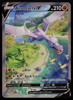 Aerodactyl V 180/196 Lost Origin LOR Ultra Rare Pokemon NM - Image 1