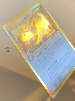 Pokemon Ampharos 1/101 Ex Dragon Frontiers Ultra Rare Stamped Reverse Eng - Image 2