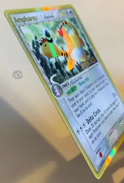 Pokemon Ampharos 1/101 Ex Dragon Frontiers Ultra Rare Stamped Reverse Eng - Image 3