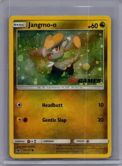 Jangmo-o 075/111 Holo EB Games Promo Pokemon Holo LP - Image 1