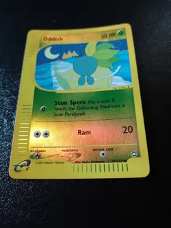 Lotto Carte Pokemon AQUAPOLIS ODDISH REVERSE 97/147 exc+ - Image 5