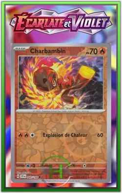Charbambin Reverse - EV1:Ecarlate et Violet - 040/198 - Carte Pokemon FR Neuve - Image 1