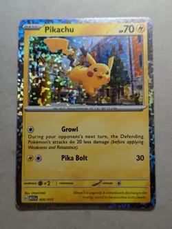 Pikachu - 006/015 - Holo - McDonalds 2023 M23EN - Pokemon Card - VLP - Image 1