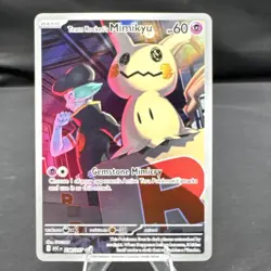 Pokemon tcg Team Rocket's Mimikyu Ascended heroes illustration Rare238/217 - Image 1