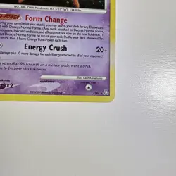 Pokemon Card -Deoxys Diamond & Pearl Legends Awakened 1/146 Holo - Image 5