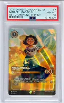Mirabel Madrigal Prize Card English PSA 10 Disney Lorcana - Image 1