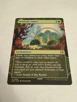 Prismatic Omen Wilds of Eldraine: Enchanting Tales Magic The Gathering MTG Card - Image 1