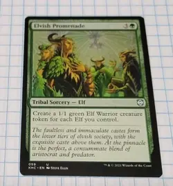 MTG Magic: Kaldheim Commander: Elvish Promenade #059 Uncommon U - Image 1