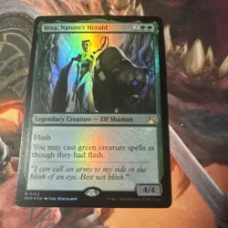 Yeva, Nature's Herald #162 (Foil) (NM) Ravnica Remastered RVR Magic MTG - Image 1