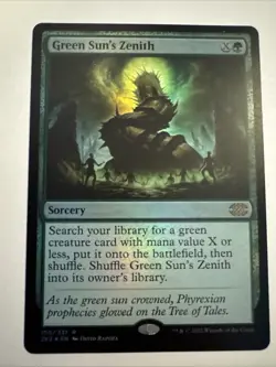 Green Sun's Zenith Double Masters 2022 Foil - Image 1