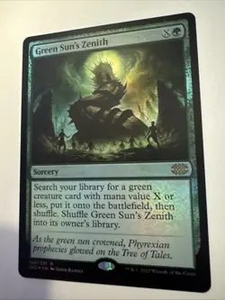 Green Sun's Zenith Double Masters 2022 Foil - Image 3