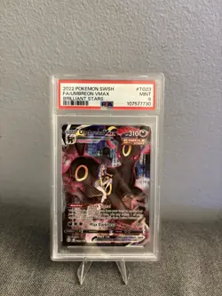 Pokemon TCG Umbreon VMAX TCG TG23/TG30 Trainer Gallery Brilliant Stars PSA 9 - Image 1