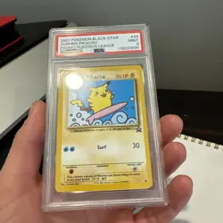 Pokemon TCG Surfing Pikachu 28 Black Star Promo PSA MINT 9 - Image 3