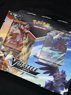 Pokemon TCG Lycanroc v vs Corviknight v Battle Deck Game UK Delivery - Image 1
