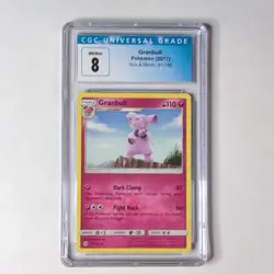 CGC 8 Granbull 91/149 Sun & Moon Pokemon 2017 - Image 2