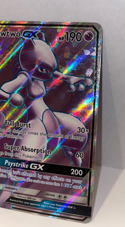 2017 Pokemon Mewtwo GX 72/73 Shining Legends Full Art - Image 5