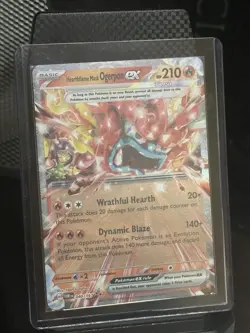 Pokemon Hearthflame Mask Ogerpon ex Holo Double Rare EX Sv: Prismatic 040/167 - Image 1
