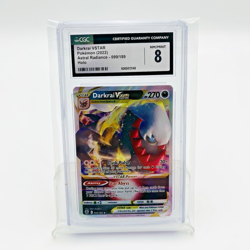 Darkrai VSTAR Ultra Rare 099/189 CGC 8 Graded Pokemon TCG: Astral Radiance NM/MT - Image 1