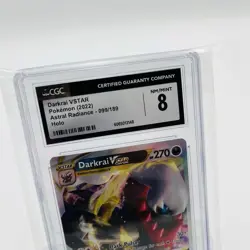 Darkrai VSTAR Ultra Rare 099/189 CGC 8 Graded Pokemon TCG: Astral Radiance NM/MT - Image 2
