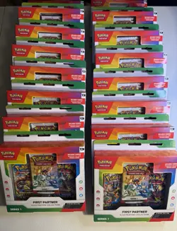 Lot Of 16 Pokemon TCG First Partner Illustration Collection Series 1 New Sealed - Image 3