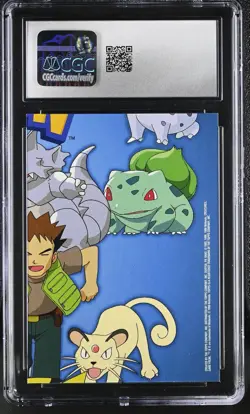 1999 Pokemon Topps Series 1 First Print #TV10 James CGC 9 - Image 2