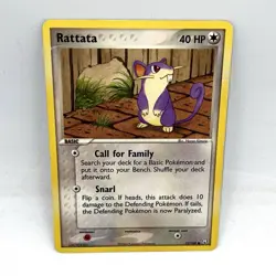 Rattata 072/109 Common Team Rocket Returns 72/109 Pokemon TCG - Image 1