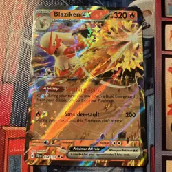 Pokemon TCG Blaziken EX 024/159 Journey Together Double Rare NM - Image 1