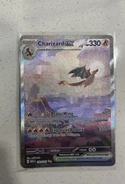 Pokemon TCG Charizard EX 199/165 151 Special Illustration Rare Great Centering - Image 1