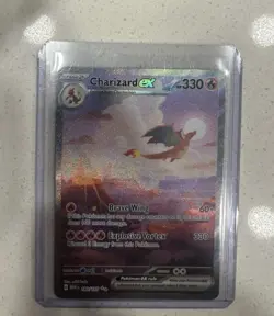 Pokemon TCG Charizard EX 199/165 151 Special Illustration Rare Great Centering - Image 3