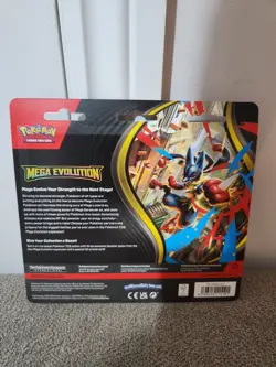 2x Pokemon TCG Mega Evolution Triple Booster Pack Blister Golduck & Psyduck - Image 5