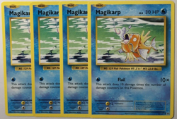 POKEMON 4X MAGIKARP LV.8 33/108 XY EVOLUTIONS COMMON NEAR MINT-PLAYSET - Image 1