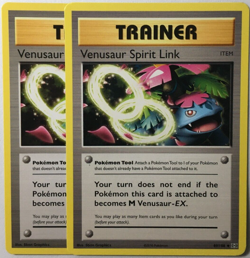 POKEMON 2X VENUSAUR SPIRIT LINK 89/108 XY EVOLUTIONS UNCOMMON NEAR MINT - Image 1