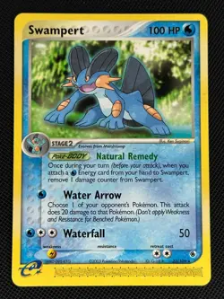 Swampert 23/109 Rare Ruby & Sapphire Pokemon Near Mint - Image 1
