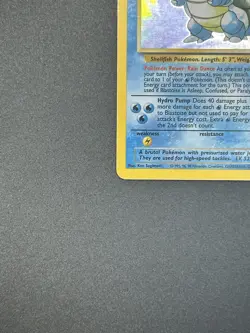 Base Set Blastoise 2/102 - Holo Rare - Vintage Pokemon WOTC - MP - Image 5