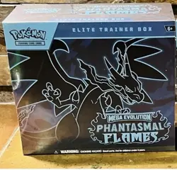 Pokemon TCG Mega Evolution Phantasmal Flames Elite Trainer Box ETB🔥📈 - Image 1