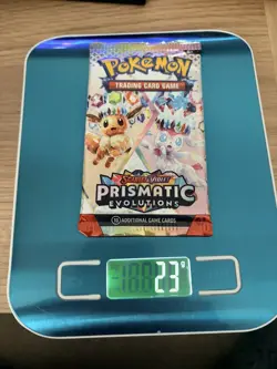 Prismatic Evolutions Heavy Pack 23g Brand New - Potential God PackU Pokemon TCG - Image 1