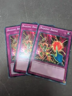 3X Raigeki Break YS14-EN033 1st/Unl X 3 YUGIOH VARIOUS SETS NM/LP - Image 1