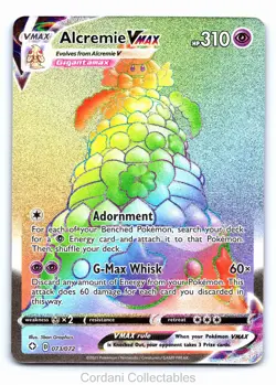 Alcremie VMAX 073/072 - Shining Fates - Pokemon Card - Near Mint - Image 1