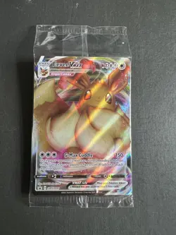 Sealed Pokemon TCG Eevee VMAX SWSH087 Shining Fates Holo Promo Card - Image 1