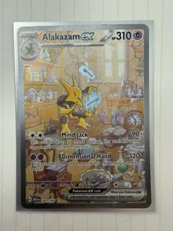 Alakazam 201/165 Sir Scarlet Violet 151 Pokemon TCG Card NM - Image 1