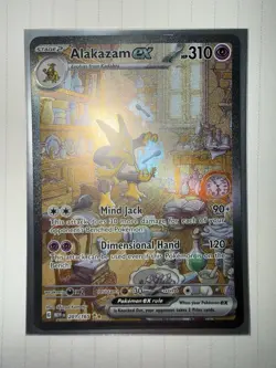 Alakazam 201/165 Sir Scarlet Violet 151 Pokemon TCG Card NM - Image 3