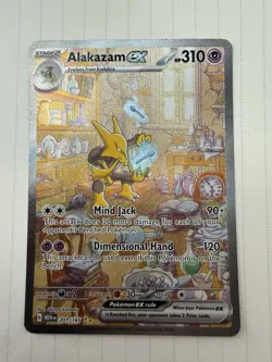 Alakazam 201/165 Sir Scarlet Violet 151 Pokemon TCG Card NM - Image 5