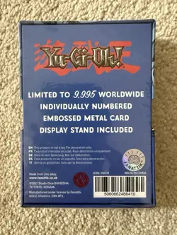 Yu-Gi-Oh Blue Eyes Toon Dragon Limited Edition Metal Card - Image 2