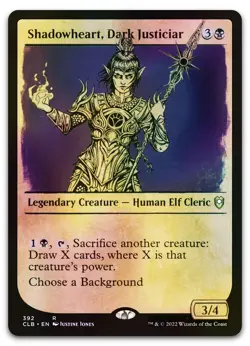 Shadowheart, Dark Justiciar (Showcase) #392 (Foil) NM Baldur's Gate Magic MTG - Image 1