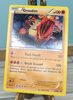 Pokemon Groudon XY52 Black Star Promo Holo XY Promos Trading Card TCG - Image 1