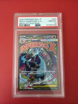 2025 Pokemon M2A Mega Dream Mega Charizard X Ex Mega Attack Rare PSA 10 - Image 1